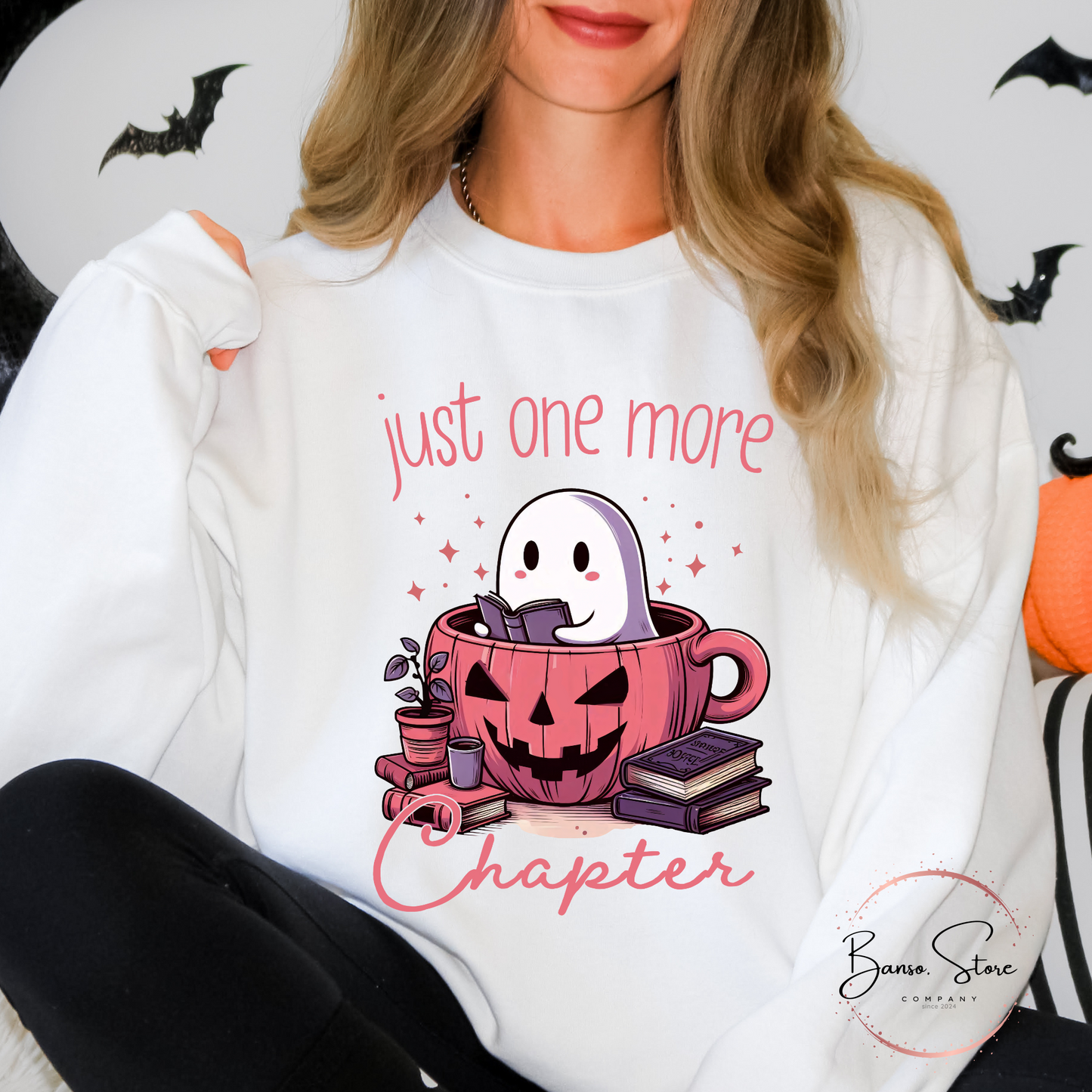 Just One More Chapter Ghost Pumpkin [Transfer]