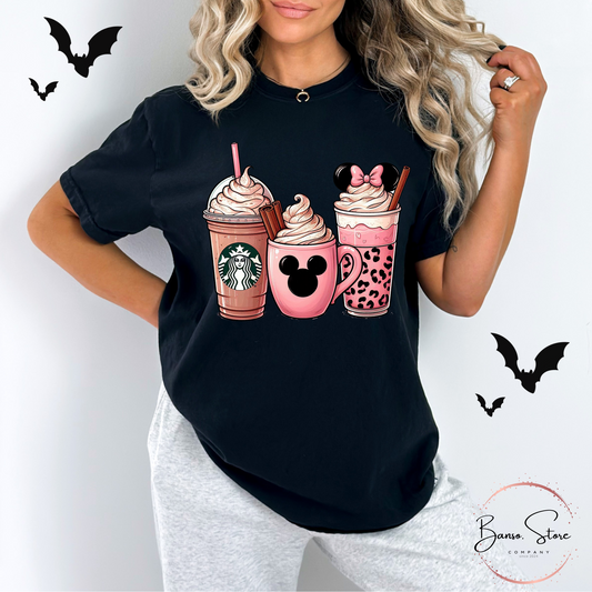 Mickey Coffee Drinks Pink [Transfer]